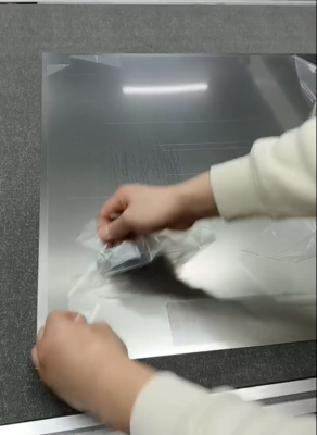 工厂实时抽检视频--划膜效果好、质量过关、